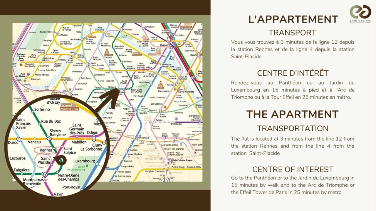 Grand Studio Confort#St Germain-Montparnasse#4P Paris Bagian luar foto